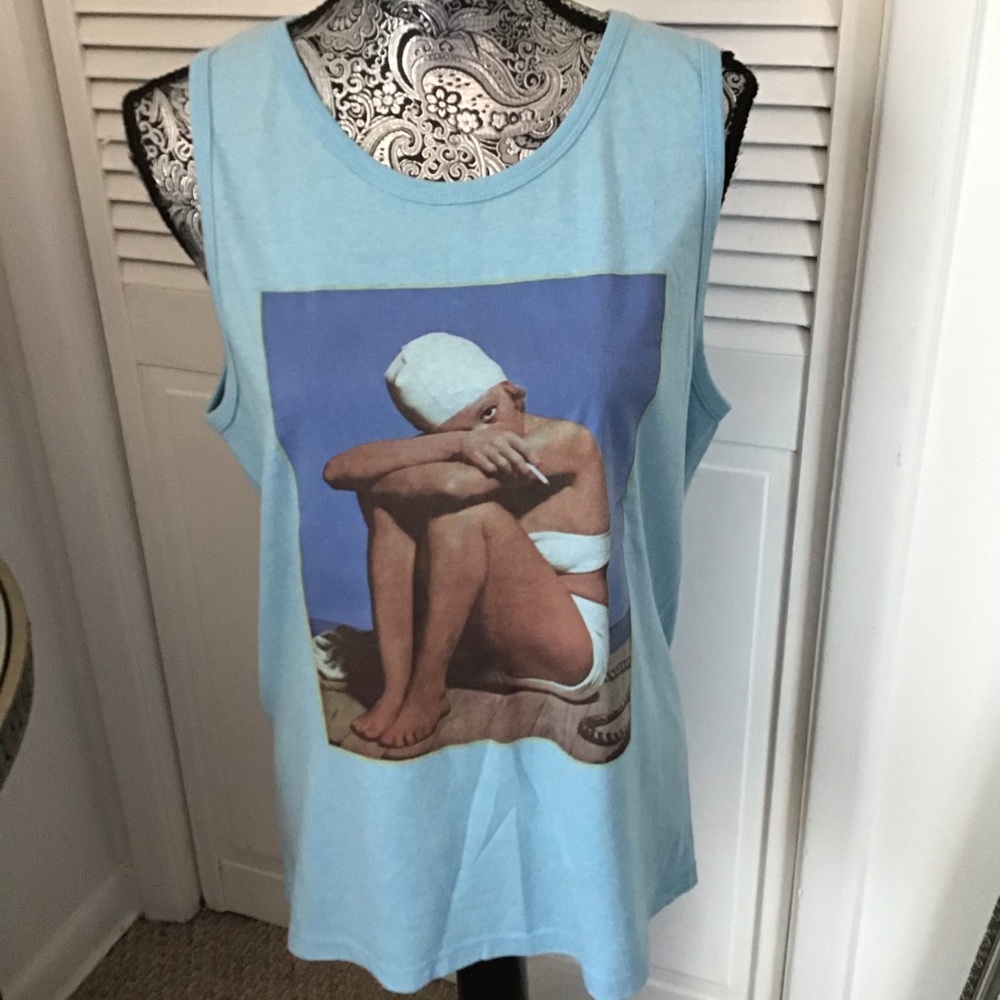 VINTAGE BLUE TANK, S